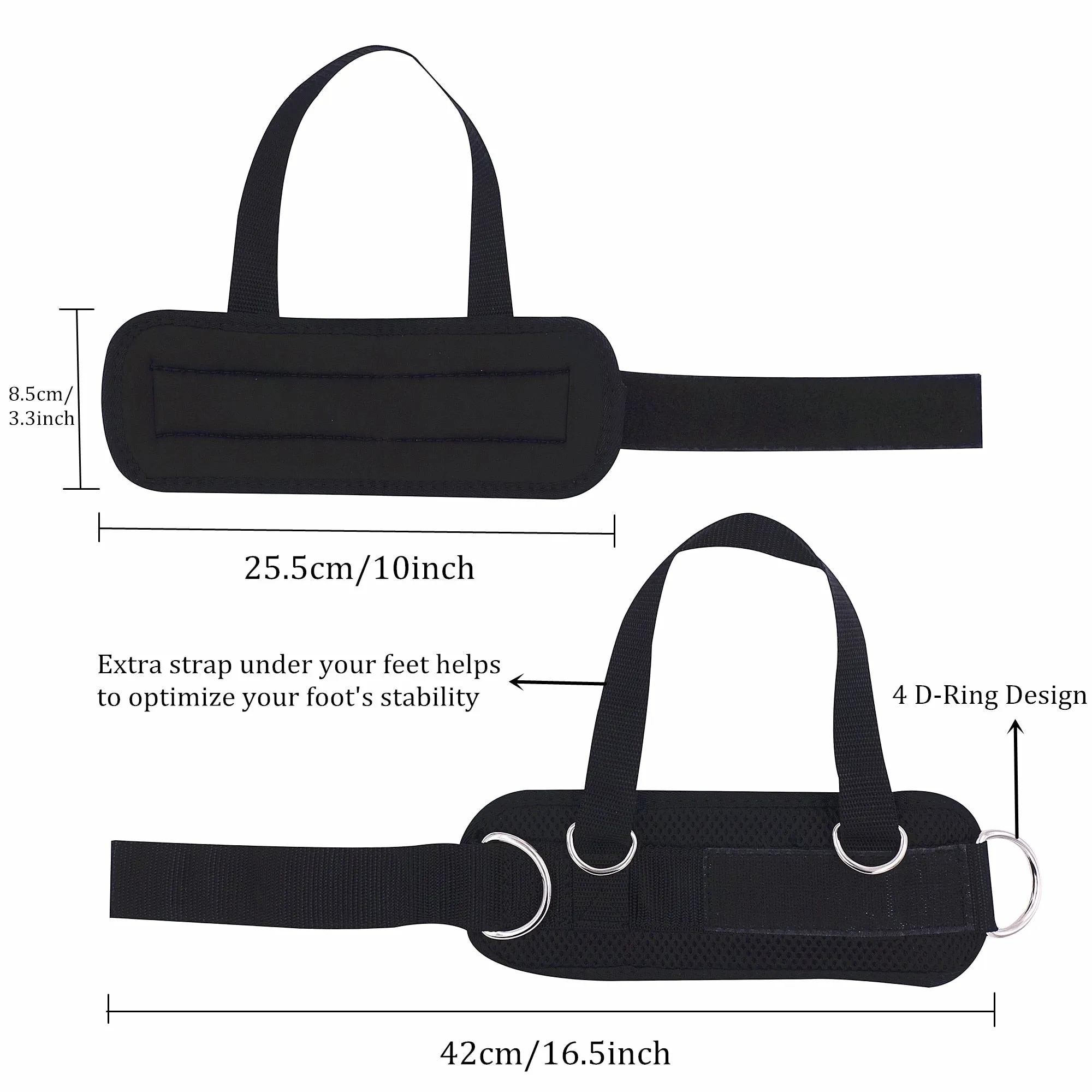D-Ring Ankle Weighted Strap, Sweatproof headband, TENS unit muscle stimulator, Foam Rollers