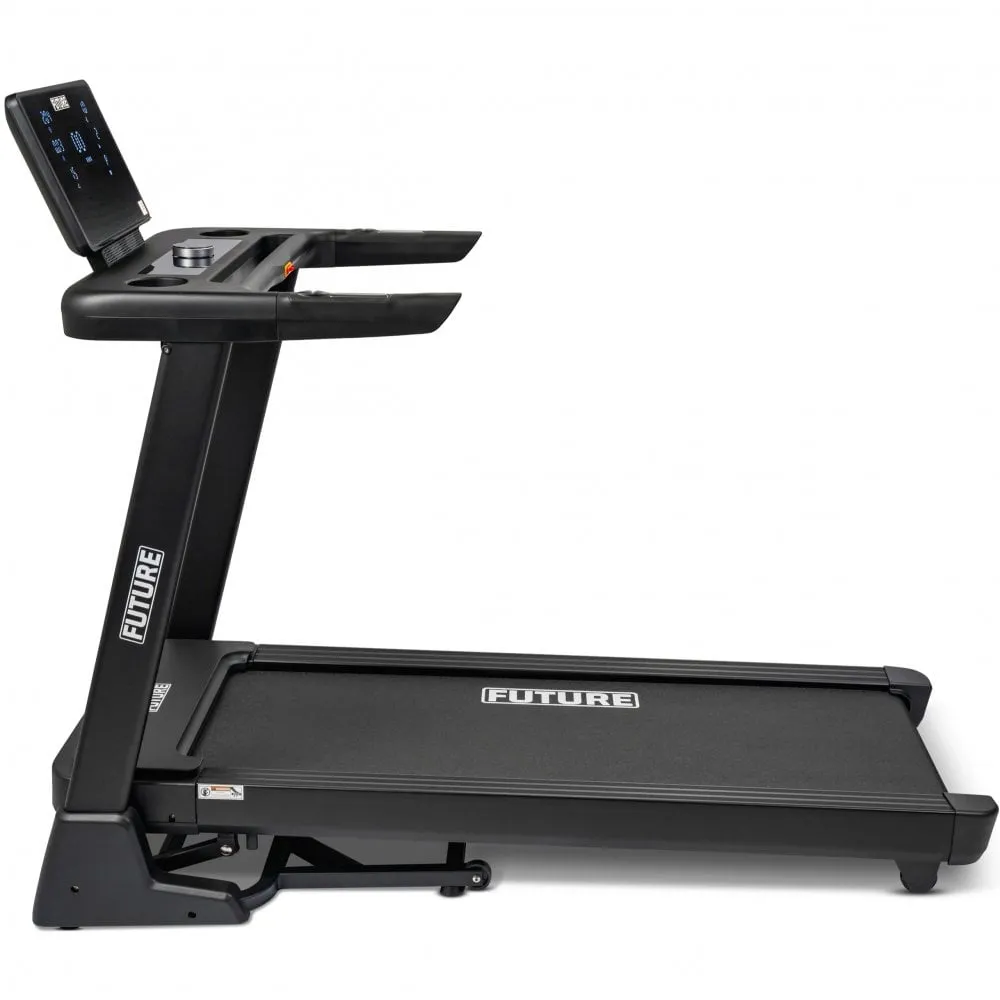 Future T440 Folding Treadmill - LED Console, Yoga Bolster, Gym Massagers, Compression Boots