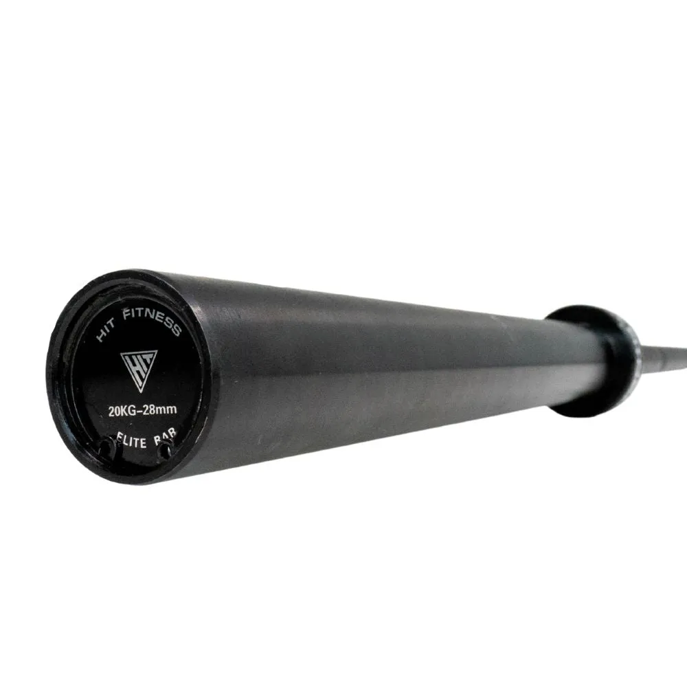 Hit Fitness Commercial 20kg Olympic Barbell (Black Coated) | 7ft, Air Resistance Bikes, Wheelchair accessible gym gear