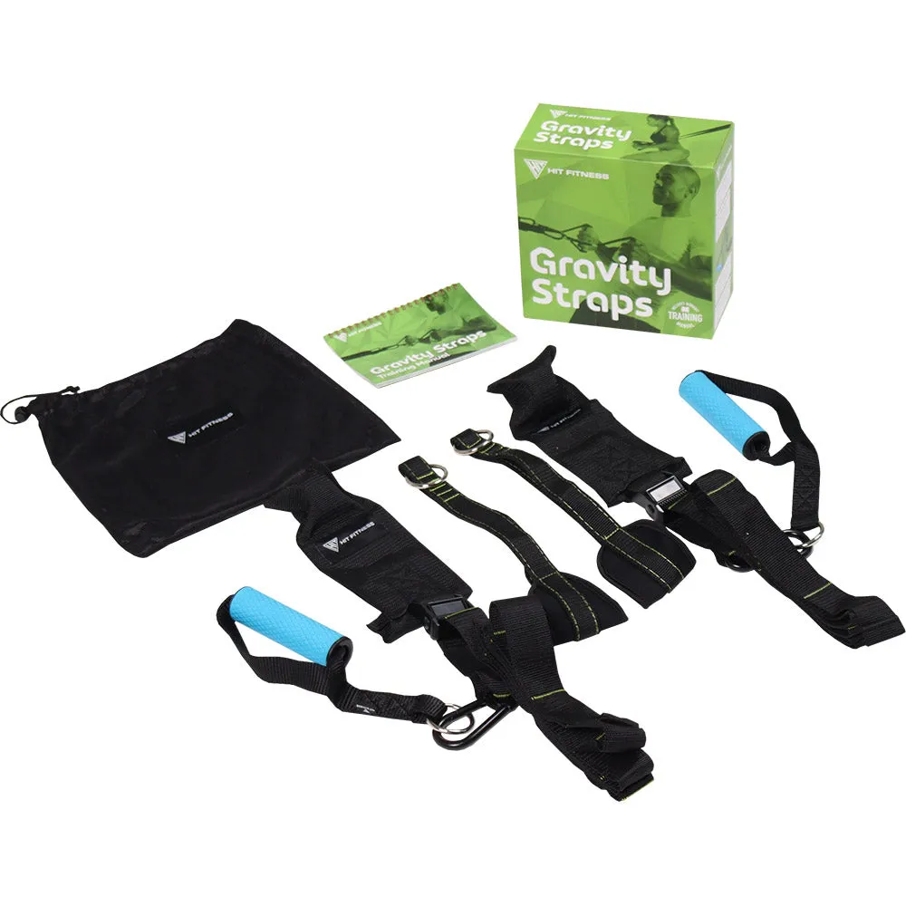 Hit Fitness Gravity Straps Suspension Trainer, Folding treadmill