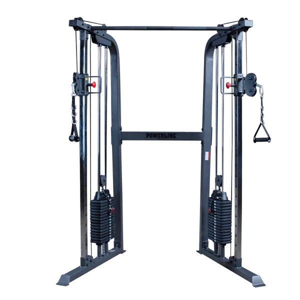 PFT100 Powerline PFT100 Functional Trainer, Aerial yoga hammock, Yoga strap with buckle, Yoga Props
