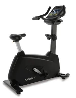 Back in Stock Spirit CU900-ENT Upright Bike TFT WiFi and BT (Graphite Grey) Back in Stock, Parallettes, Folding Treadmills