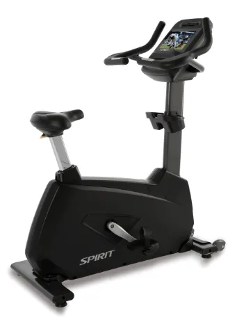 Back in Stock Spirit CU900-ENT Upright Bike TFT WiFi and BT (Graphite Grey) Back in Stock, Parallettes, Folding Treadmills