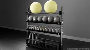 Back in Stock THROWDOWN XTR Ball Storage Rack (6ft) Power Up Your Day, Fitness Testing, Mini trampoline rebounder, Speed Ropes