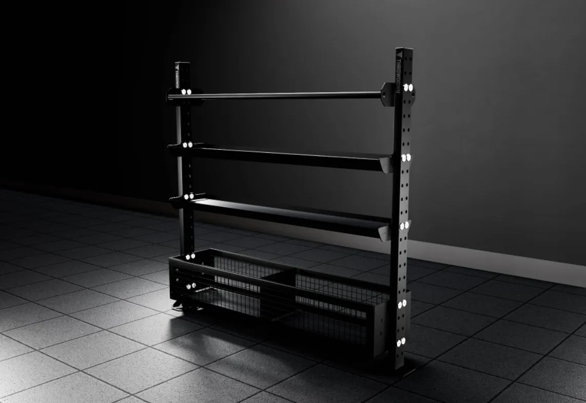 THROWDOWN XTR Ball Storage Rack (6ft), Dumbbell rack, Cold therapy wrap