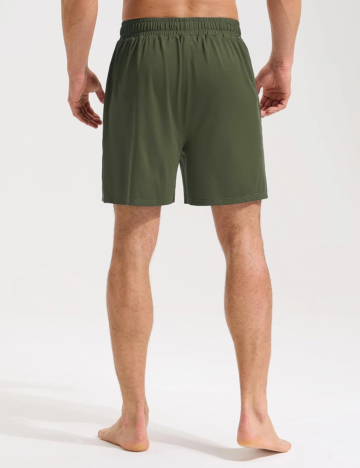 baleaf Mens Swim Trunks with Compression Liner 5 & 7 inch Quick Dry Bathing Suit Swim Shorts with Zippered Pockets