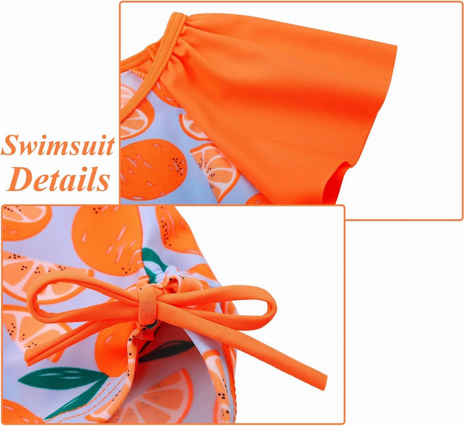 BAOHULU Girls Rash Guard 2 Pieces Bathing Suit UPF50  Swimsuit with Swimming Skirt Swimwear 2-12Y
