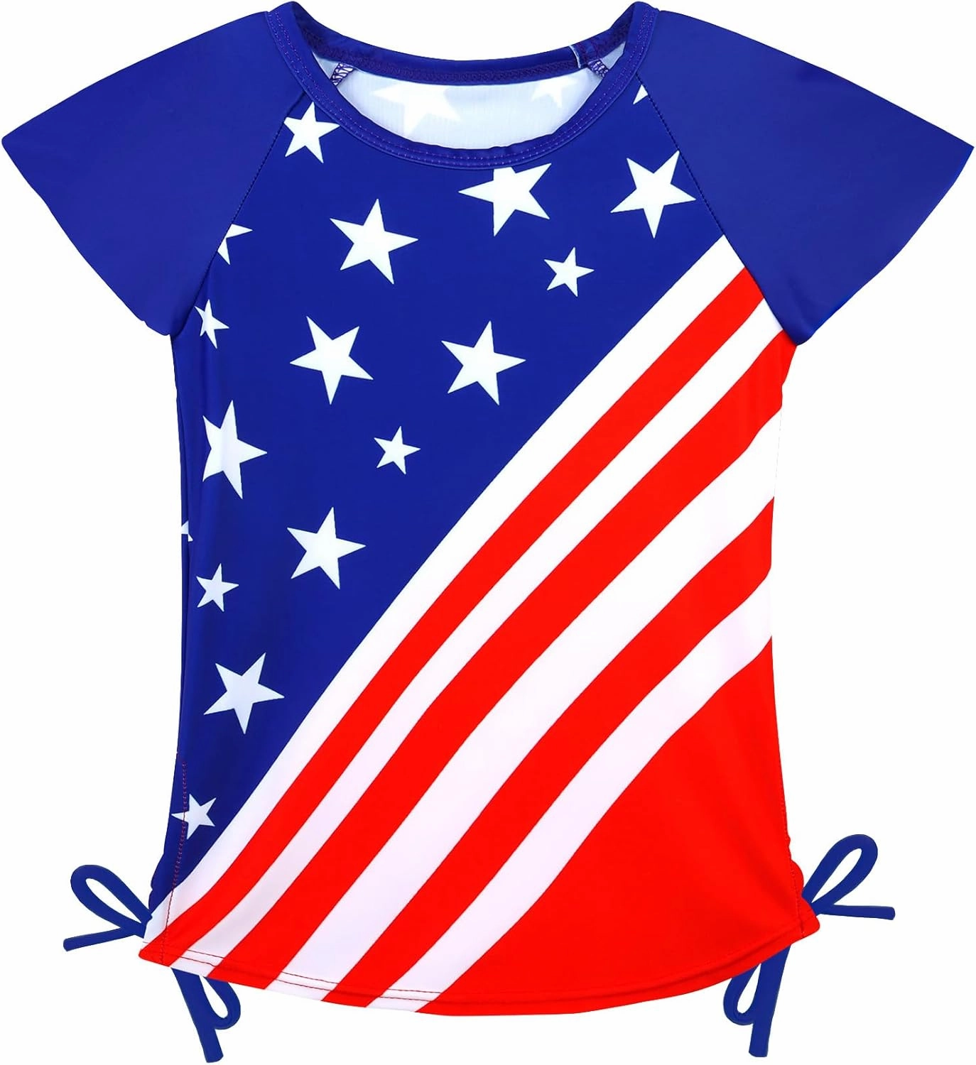 BAOHULU Girls Rash Guard 2 Pieces Bathing Suit UPF50  Swimsuit with Swimming Skirt Swimwear 2-12Y