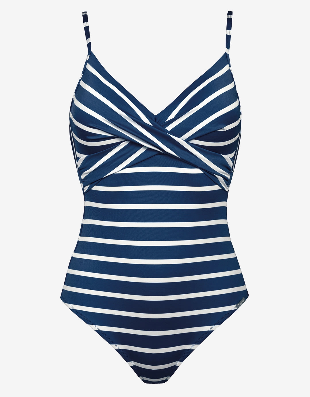 Bay Games Twist Front Swimsuit - Sea White
