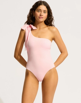 Beau One Shoulder Swimsuit - Blossom