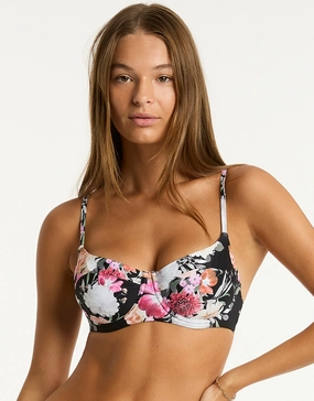 Belle Balconette Bikini Top - Black