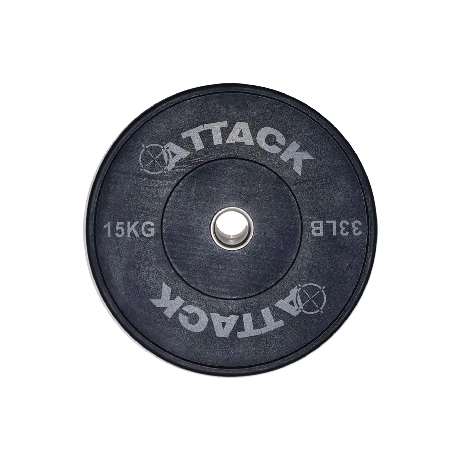 Attack Strength Olympic Solid Rubber Black Bumper Plates, Yoga Sustainable Range, Overhead pulley storage