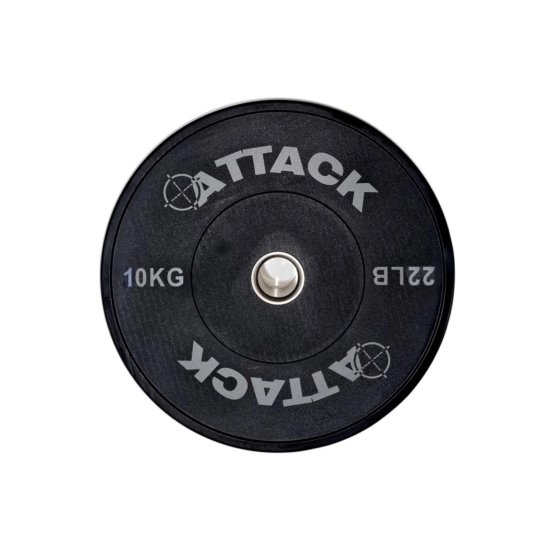 Attack Strength Olympic Solid Rubber Black Bumper Plates, Mats,Flooring, Exercise Mats, Ice Bath Tubs