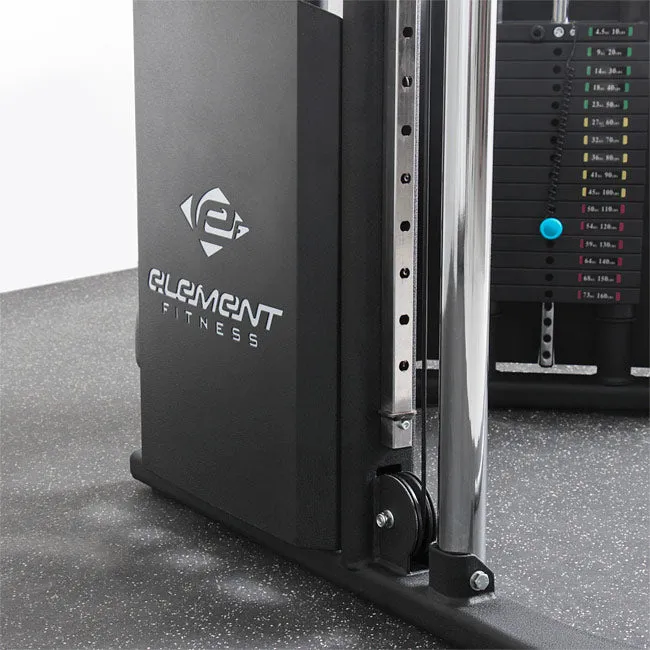 Element Fitness NEUTRON FT, Mini trampoline rebounder, Protein shaker bottle, Weight Plates