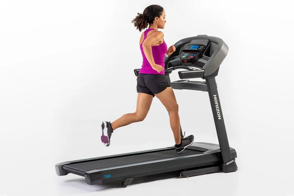 Horizon T303 Folding Treadmill, Cyber Monday gym equipment