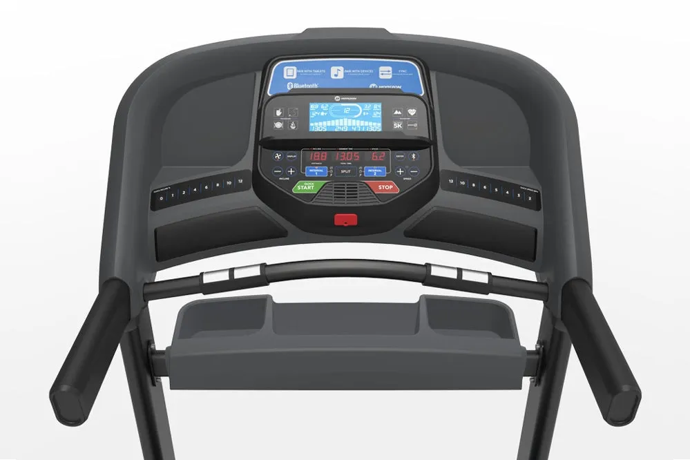 Horizon T303 Folding Treadmill, Dip Station