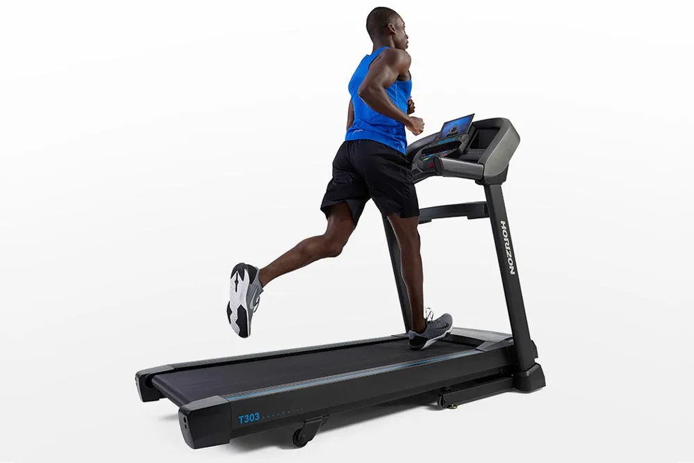 Horizon T303 Folding Treadmill, Flooring, Massage gun deep tissue, Portable stair stepper
