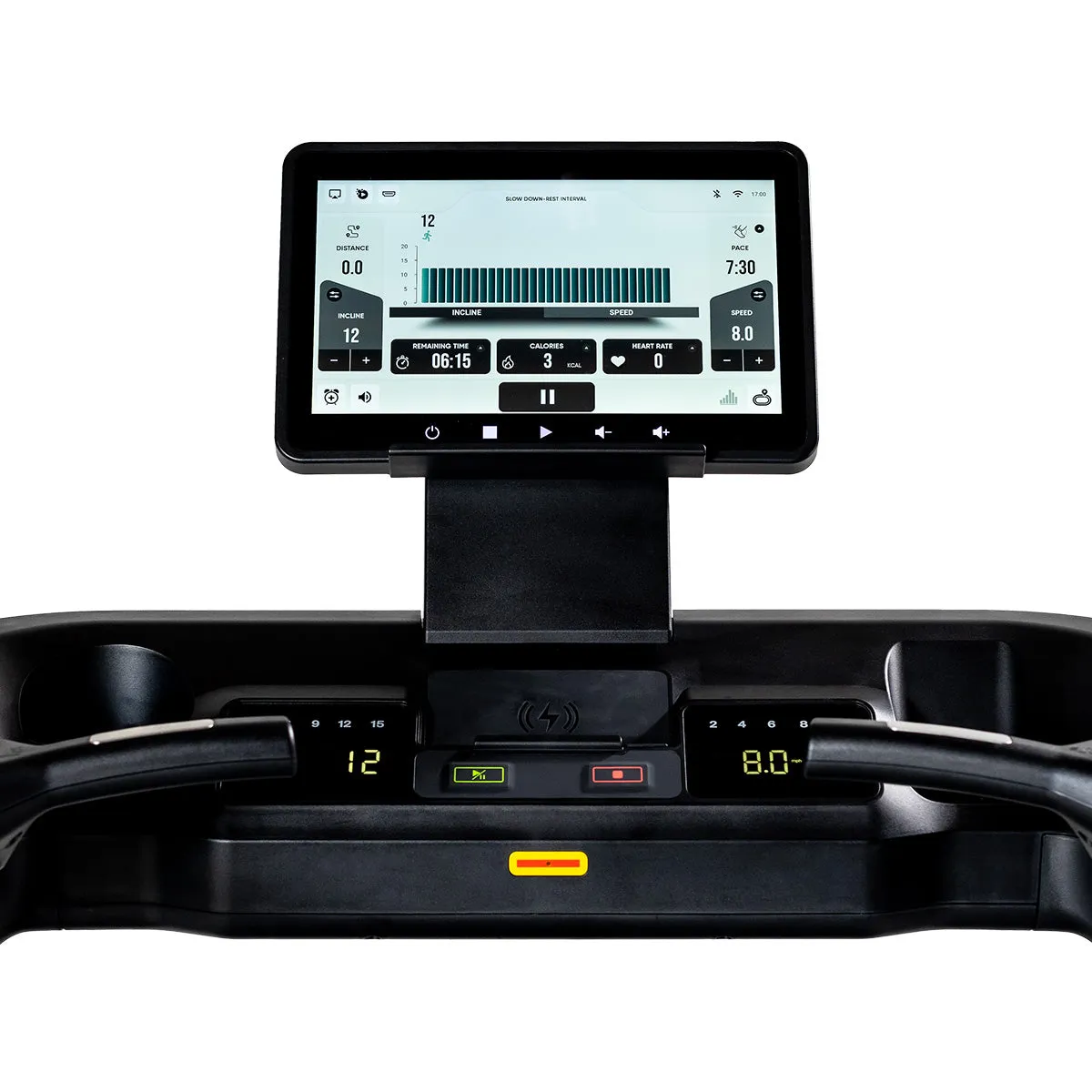 Inspire Fitness T7S Treadmill - 15.6" LED Touchscreen, Push Up Racks, Fitness,Activity Trackers