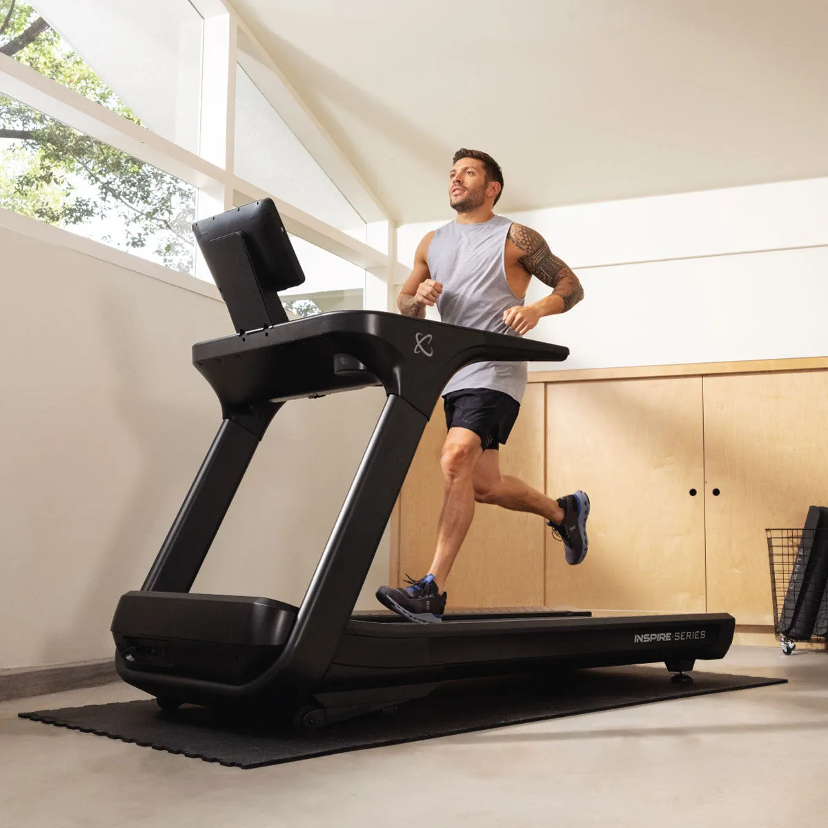 Inspire Fitness T7S Treadmill - 15.6" LED Touchscreen, Running socks padded, Weighted Vests, Cable Attachments