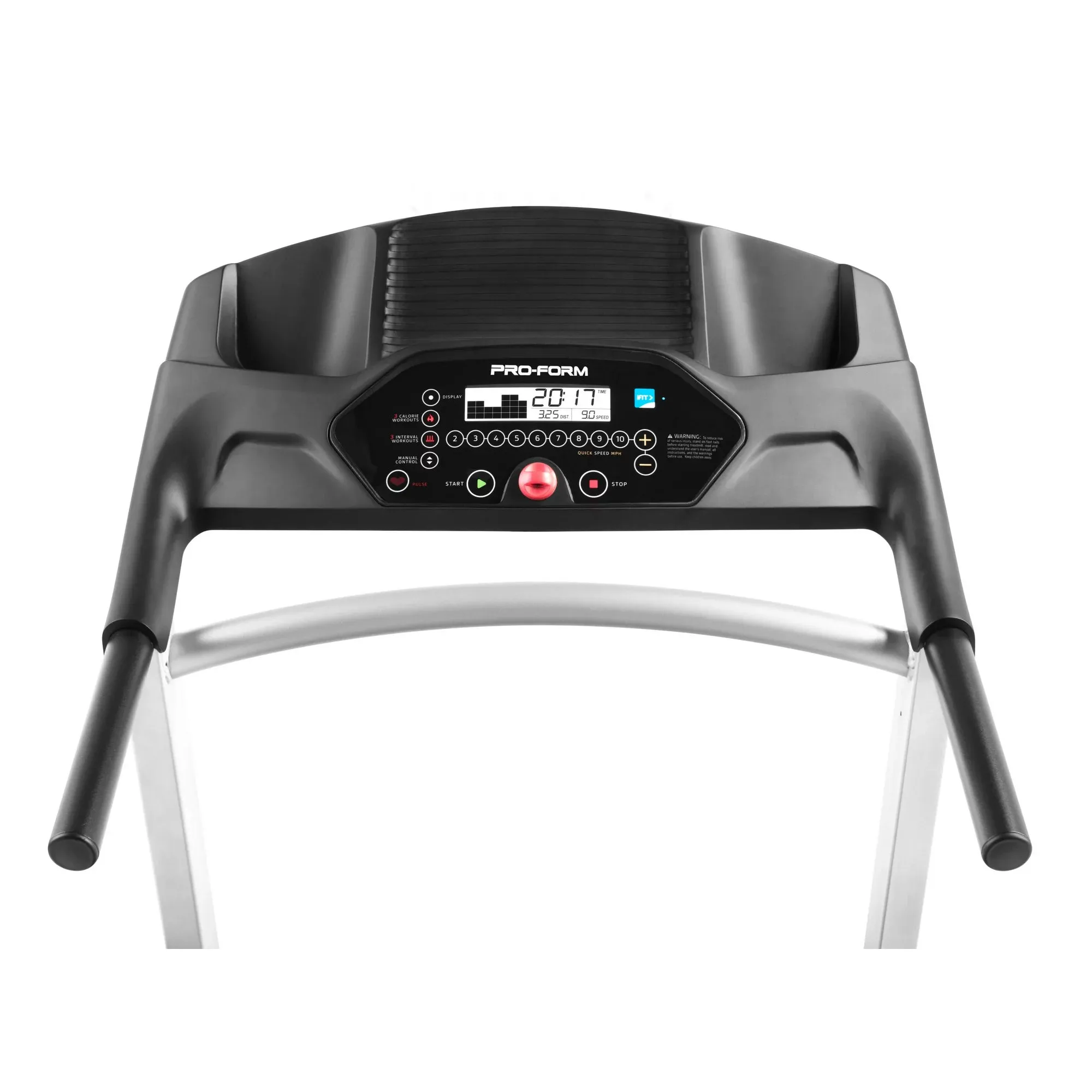 ProForm - Cadence LT Folding Treadmill, Gym equipment maintenance kit, Curved treadmill, Breathable workout tops