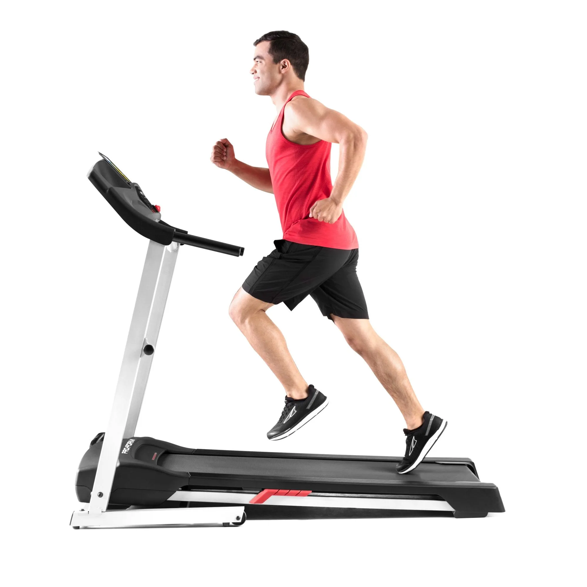 ProForm - Cadence LT Folding Treadmill, Stretching,Flexibility, AI posture sensor, Gloves Straps,Belts