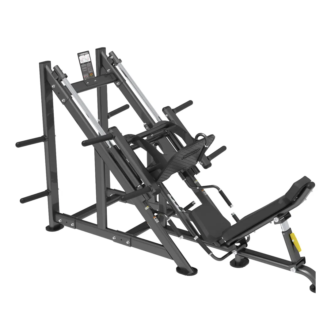 Reeplex Commercial 45 Degree Leg Press Machine with Linear Bearing, Plyo Boxes, Wrist weights, Rear Drive