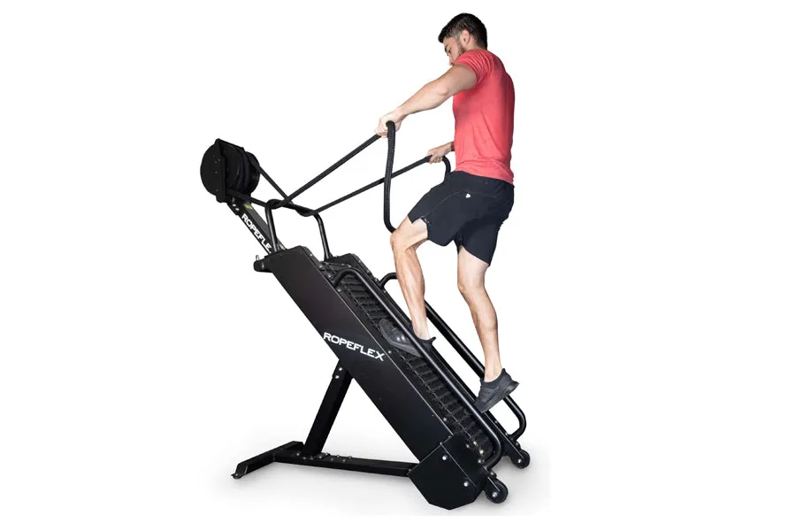 Ropeflex RX4400 Endless Climb Rope Trainer (SUMMER SALE - Extra 6%), Yoga Sustainable Range, Gloves Straps,Belts