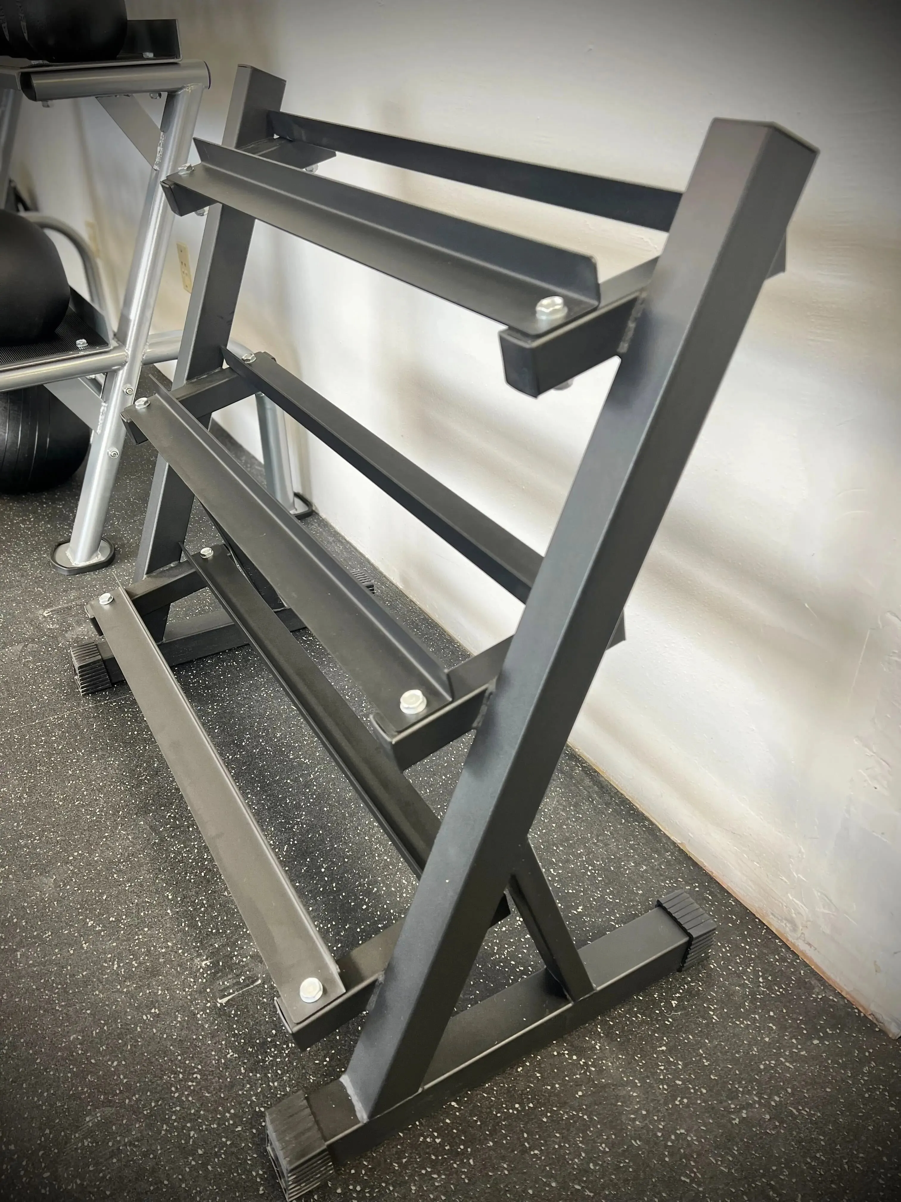 Space Saver Dumbbell Rack, Upright Bikes