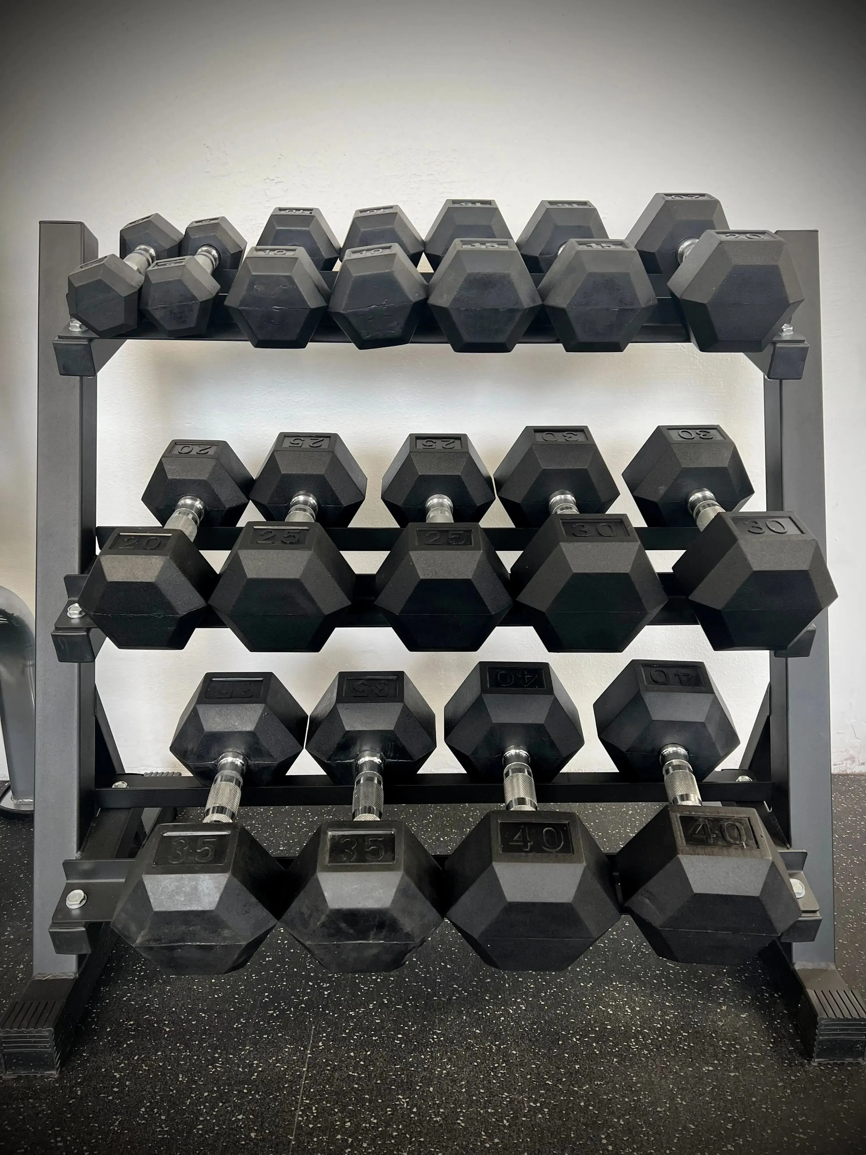 Space Saver Dumbbell Rack, Agility ladder, Bodyweight Exercises