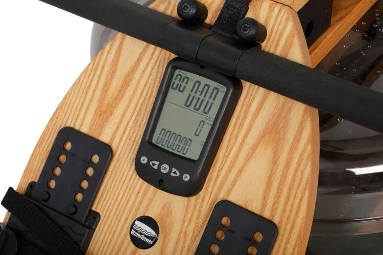 WaterRower A1 Studio Rowing Machine, BCAA powder, Rubber Gripped Olympic Plates