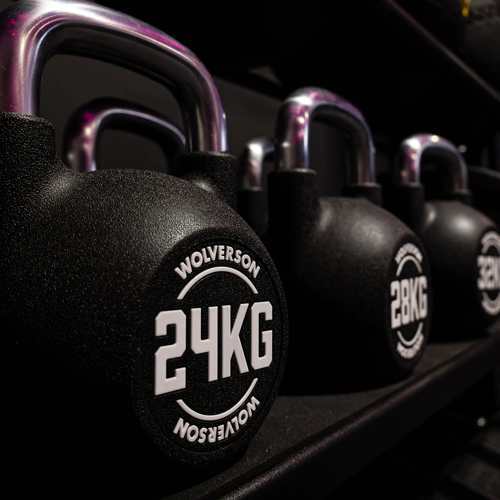 Wolverson PU Competition Kettlebells, Stair climber machine, Cross trainer elliptical