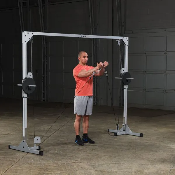 Bodysolid Powerline Cable Crossover Machine, Storage, Air Bikes
