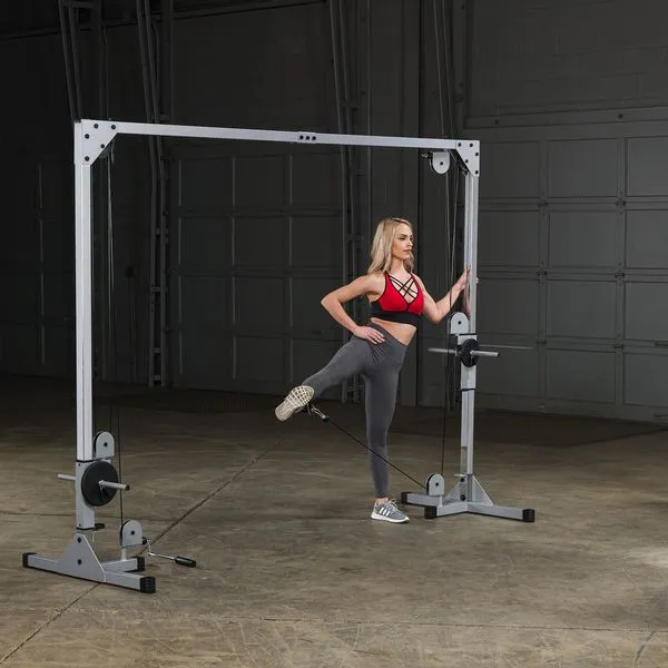 Bodysolid Powerline Cable Crossover Machine, Rogue Fitness squat rack, Pump Sets, Cable machine attachments