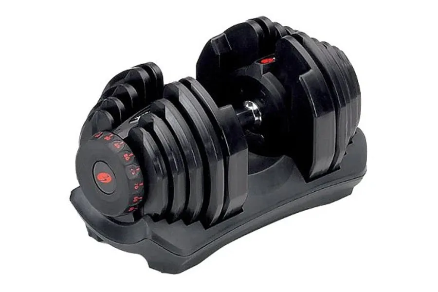 Bowflex SelectTech Adjustable Dumbbells (10-90lbs), Resistance band repair clips, TENS unit muscle stimulator, Rigs