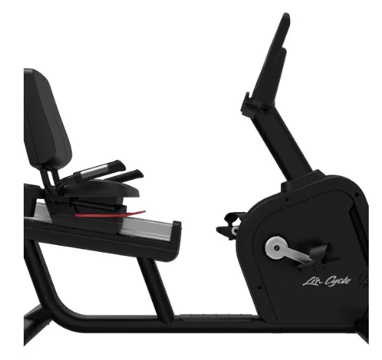 Life Fitness Aspire Recumbent Bike with SL Console, Wrist weights