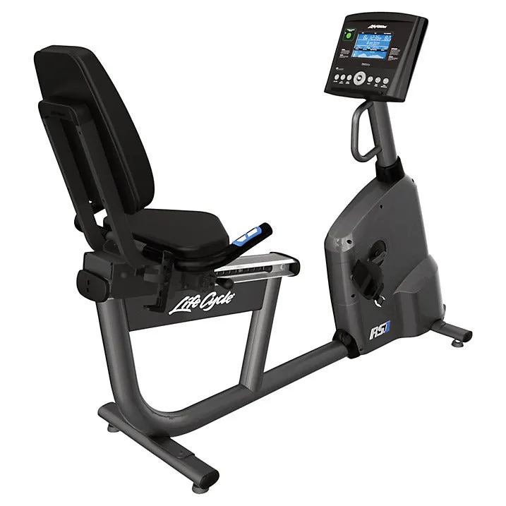 Life Fitness RS1 Lifecycle Exercise Bike with Go Console, Dumbbells, Cyber Monday gym equipment, Non Folding Treadmills