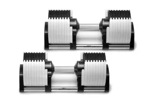 Better Than Ever NOBELL 80lb Adjustable Dumbbells (Ash) Too Good to Miss, Racks,Cages,Squat Stands, Core and Abs
