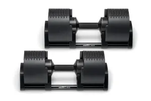 Better Than Ever NOBELL 80lb Adjustable Dumbbells (Matte Black) New Favorites, Weight Plate Sets, Yoga wheel for back, Lifting straps for gym