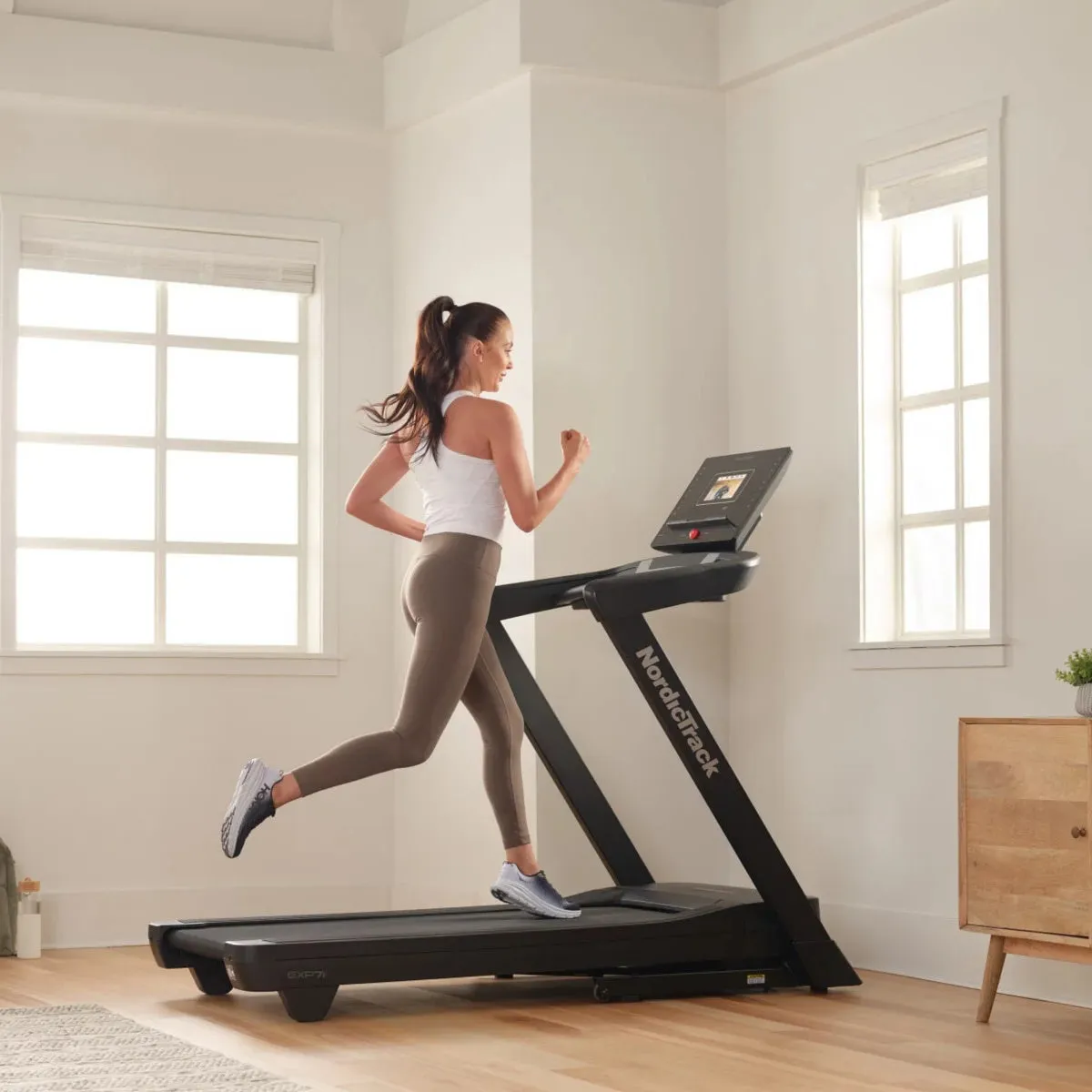 NordicTrack EXP 7i Treadmill, Handles, Exercise Balls, Best massage gun for back pain