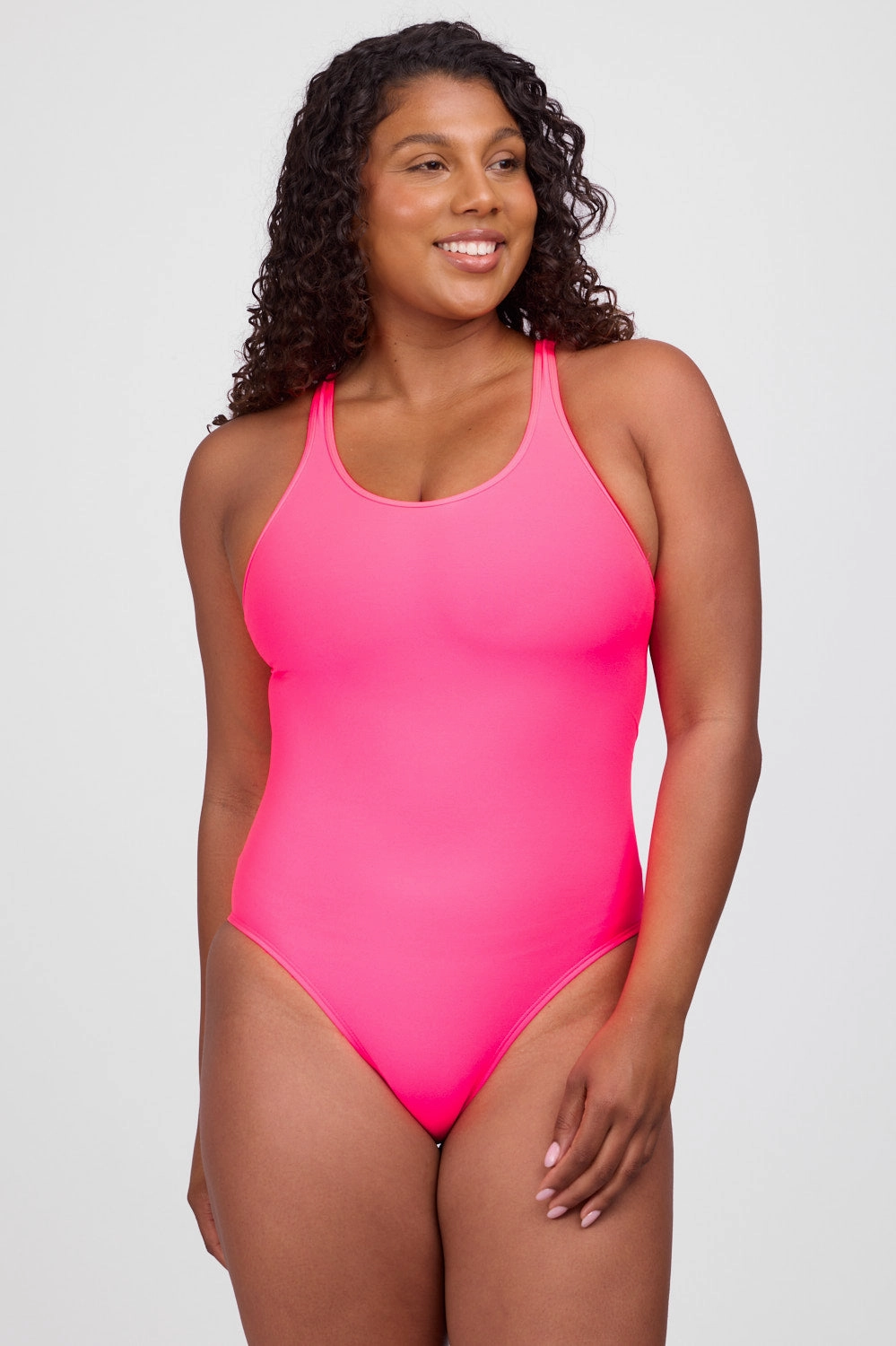 Betty One Piece Swimsuit - Hot Pink