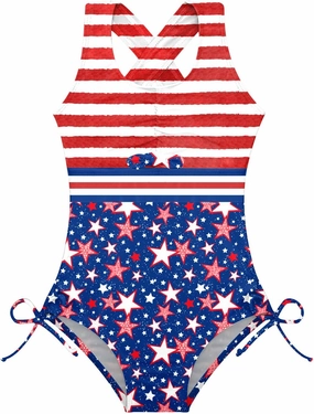 BFUSTYLE Girls Swimsuit One Piece Bathing Suit 4-13 Years Sleeveless Beach Swimwear