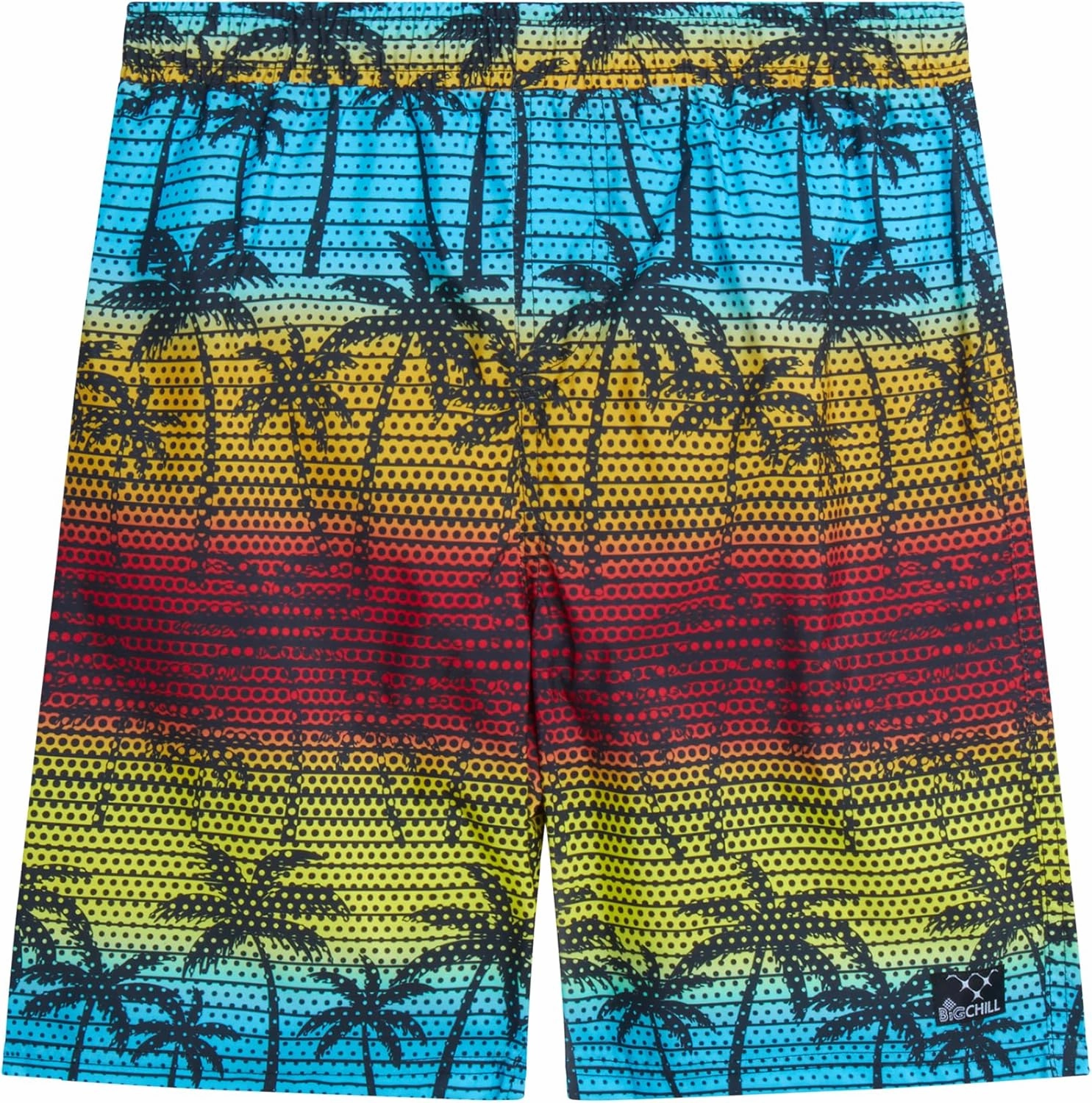 Big Chill Boys Rash Guard Set - 2 Piece UPF 50  Long Sleeve Swim Shirt and Bathing Suit Swim Trunks for Boys (Sizes: 4-14)