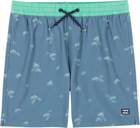 Billabong Boys' Layback 4-Way Stretch Swim Trunks with UPF 50  Sun Protection, Quick Dry Bathing Suit