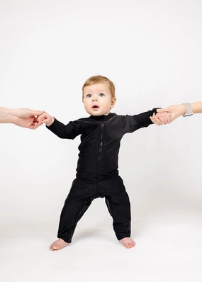 Black | Baby Rashguard One-Piece (Unisex)