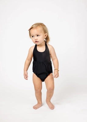 Black | Baby Romper One-Piece