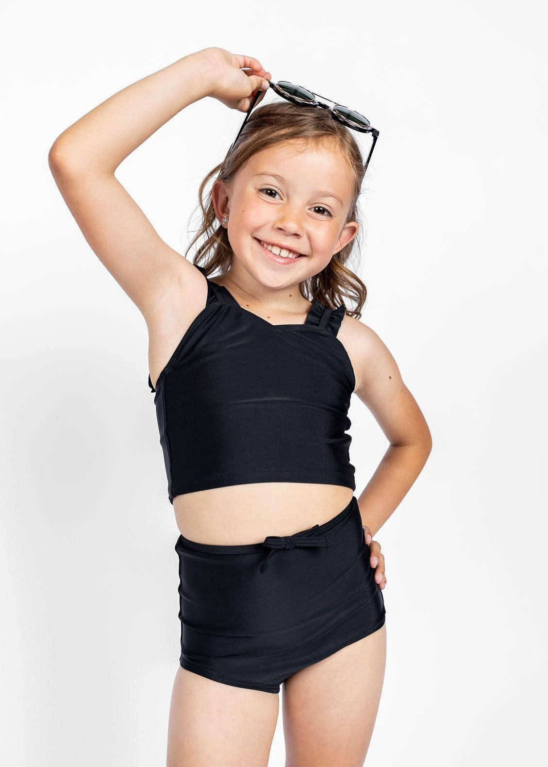 Black | Mini Bow Bottoms