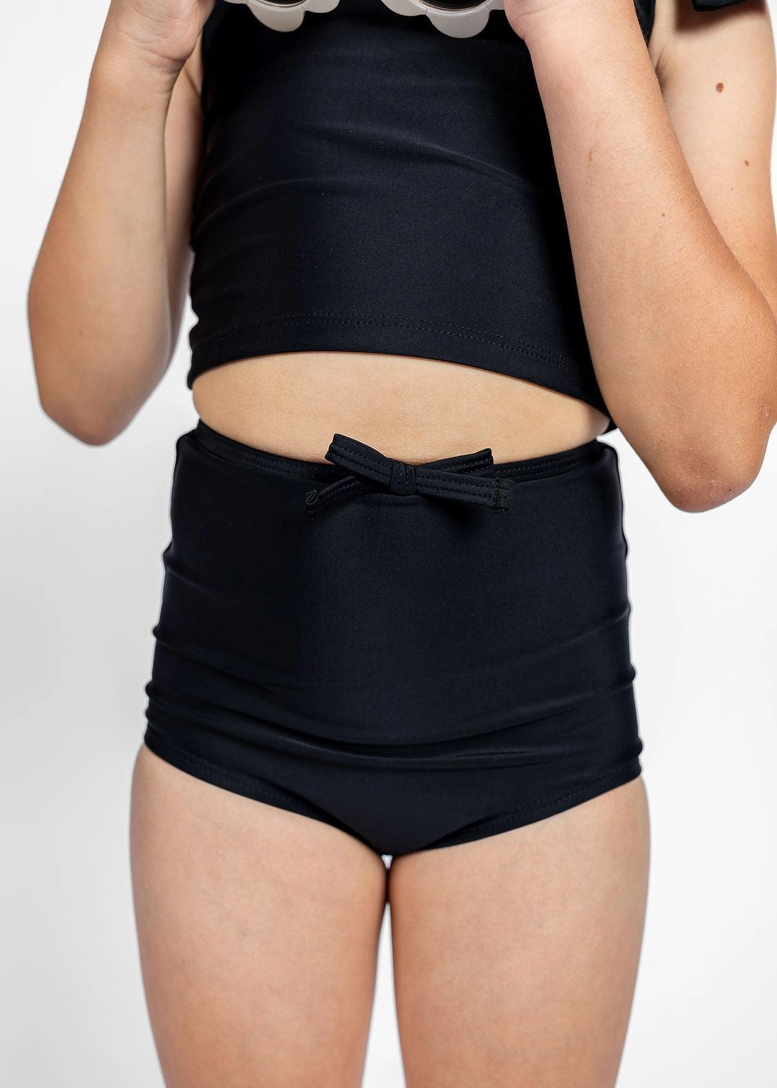 Black | Mini Bow Bottoms