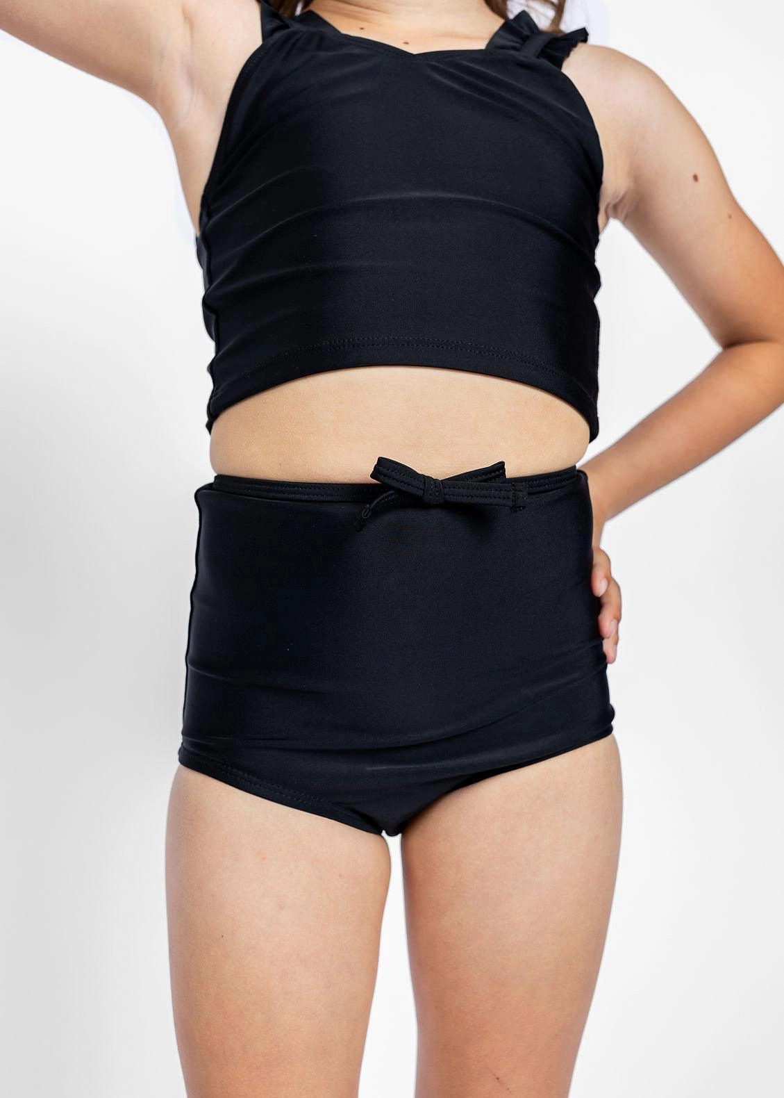 Black | Mini Bow Bottoms