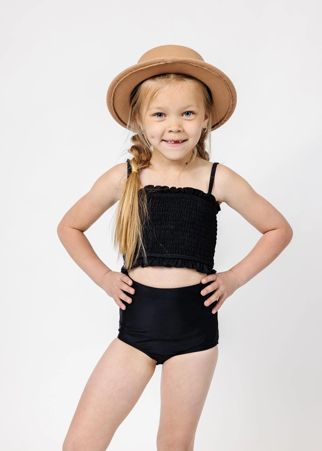 Black | Mini High-Waisted Bottoms