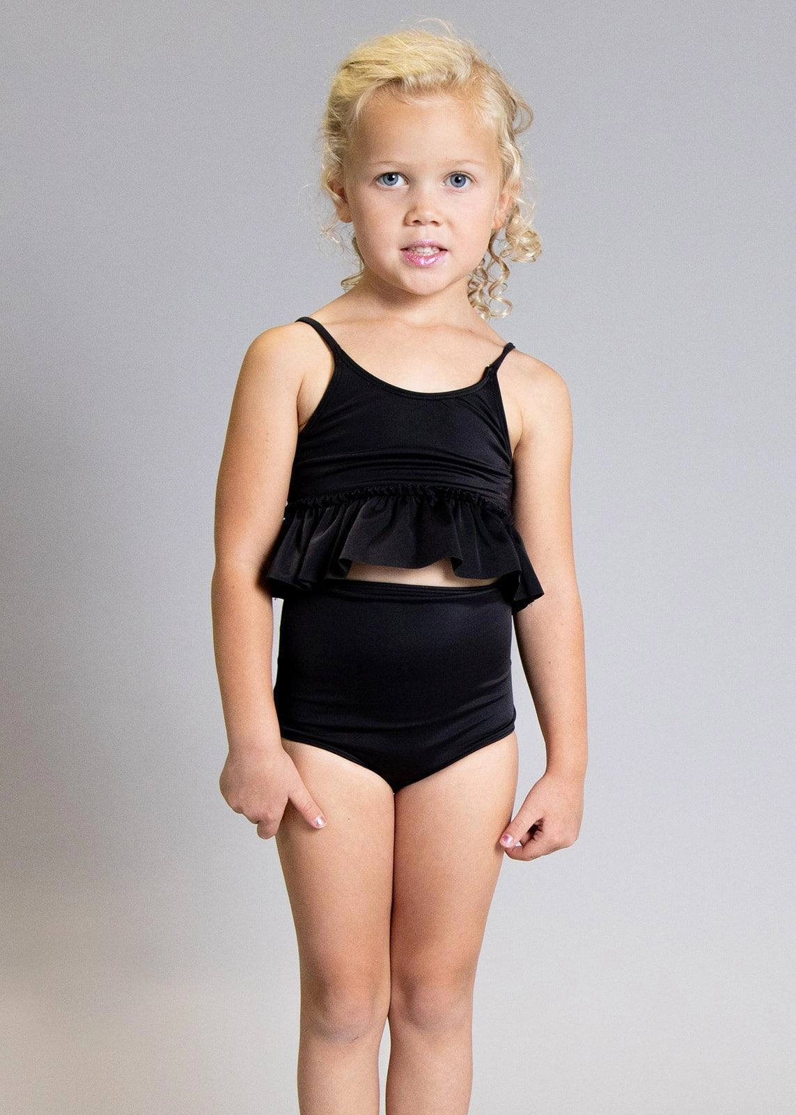 Black | Mini High-Waisted Bottoms